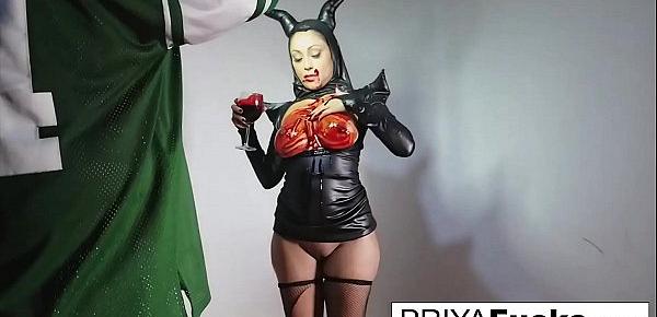 Halloween bloody tease with Indian MILF Priya Rai
